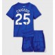 Chelsea Moises Caicedo #25 Hjemmedraktsett Barn 2025-26 Korte ermer (+ Korte bukser)